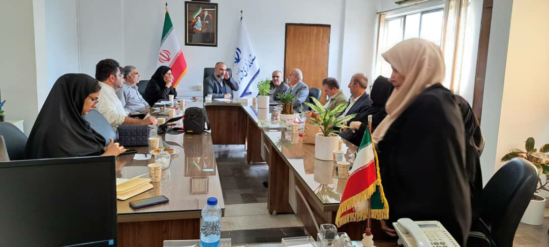 جلسه استانداری با حضور دکتر سلیلی مدیرکل امور اجتماعی و فرهنگی استانداری مازندران