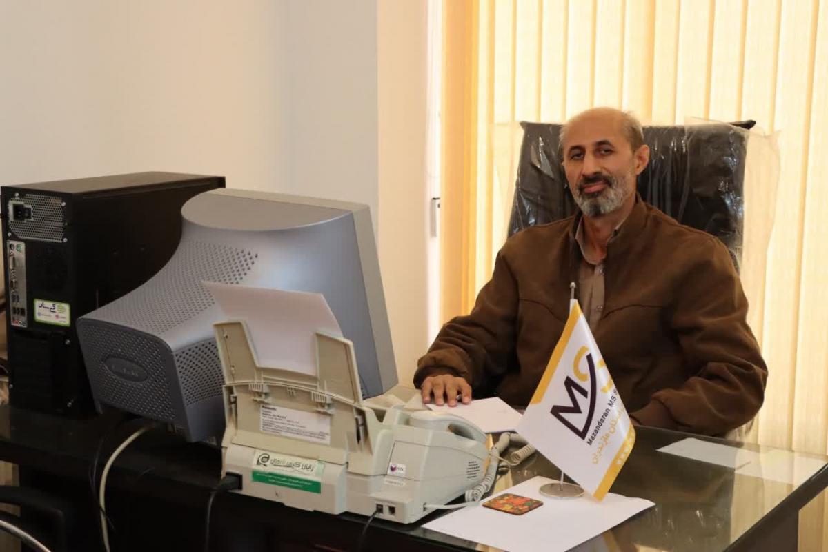 عسگری عمادی - مدیرعامل انجمن ام اس مازندران