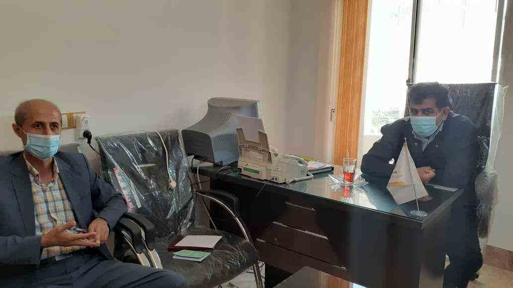 حضور جناب آقای دکتر بابایی کارنامی در دفتر انجمن - 14 تیر 1399