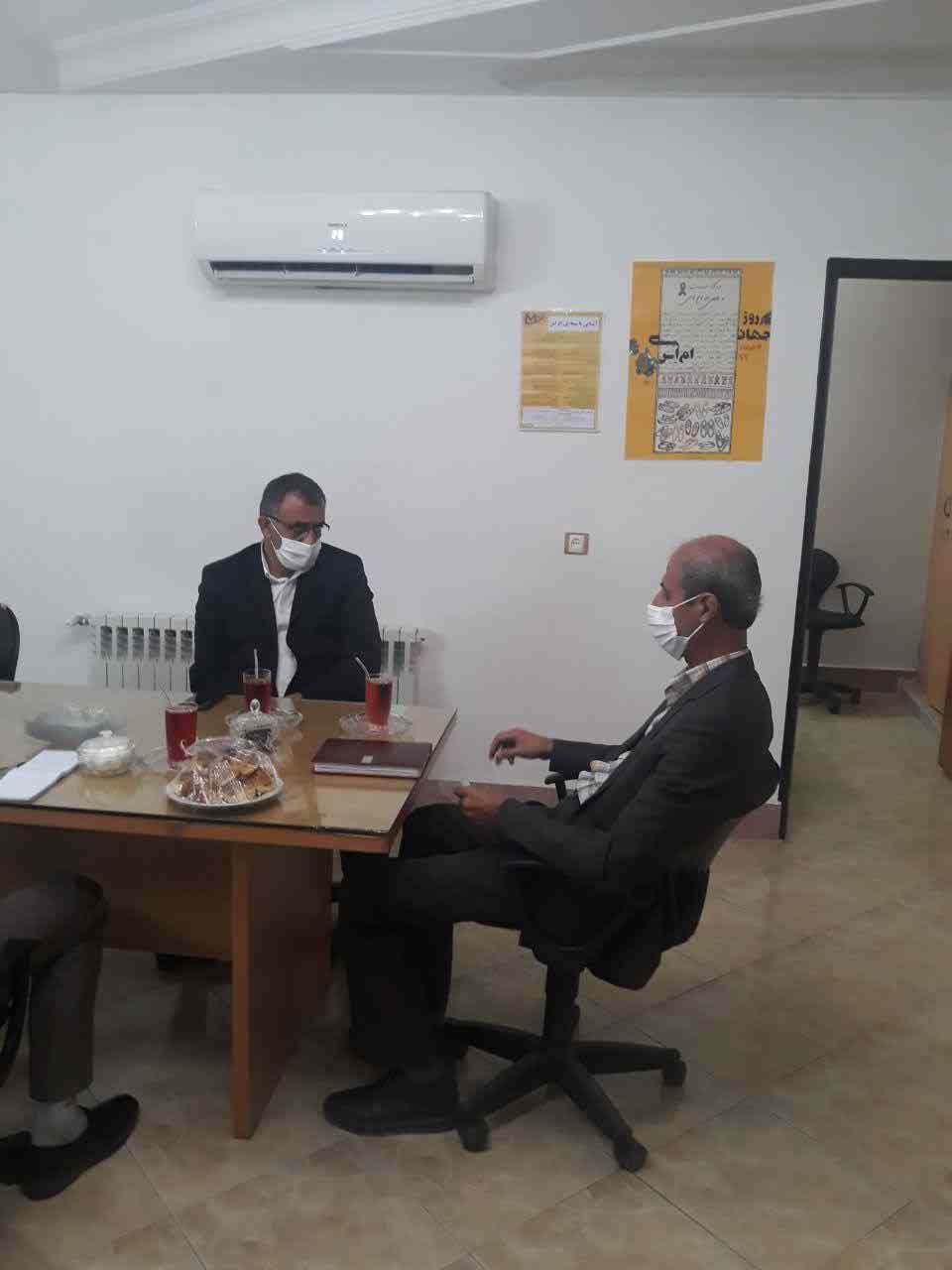 حضور نماینده محترم مردم شهرستان ساری و میاندورود در دفتر انجمن ام اس مازندران  - 25 مرداد 1399