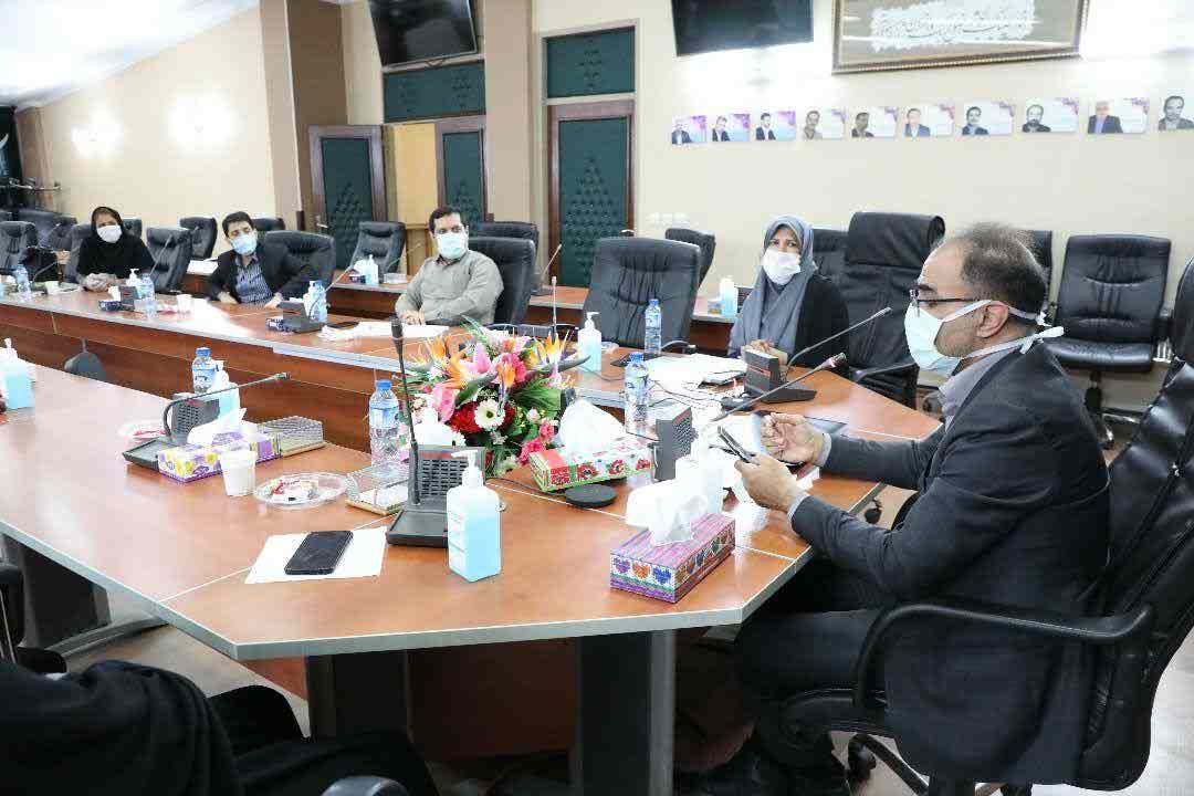 جلسه دانشگاه علوم پزشکی استان مازندران در تاریخ 7 مهرماه 1399